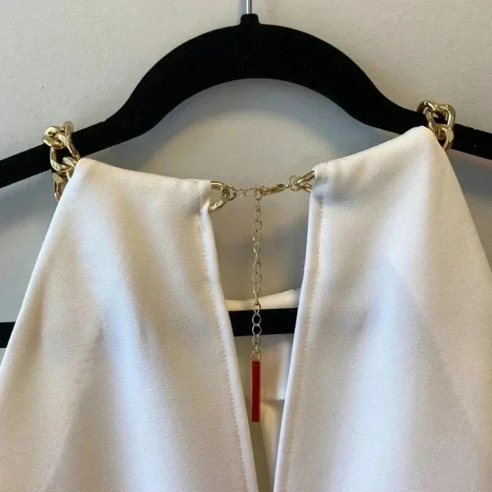Michael Kors Chain Neck Halter Dress - Picture 9 of 14